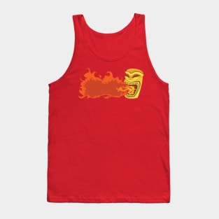 Flaming Tiki Tank Top